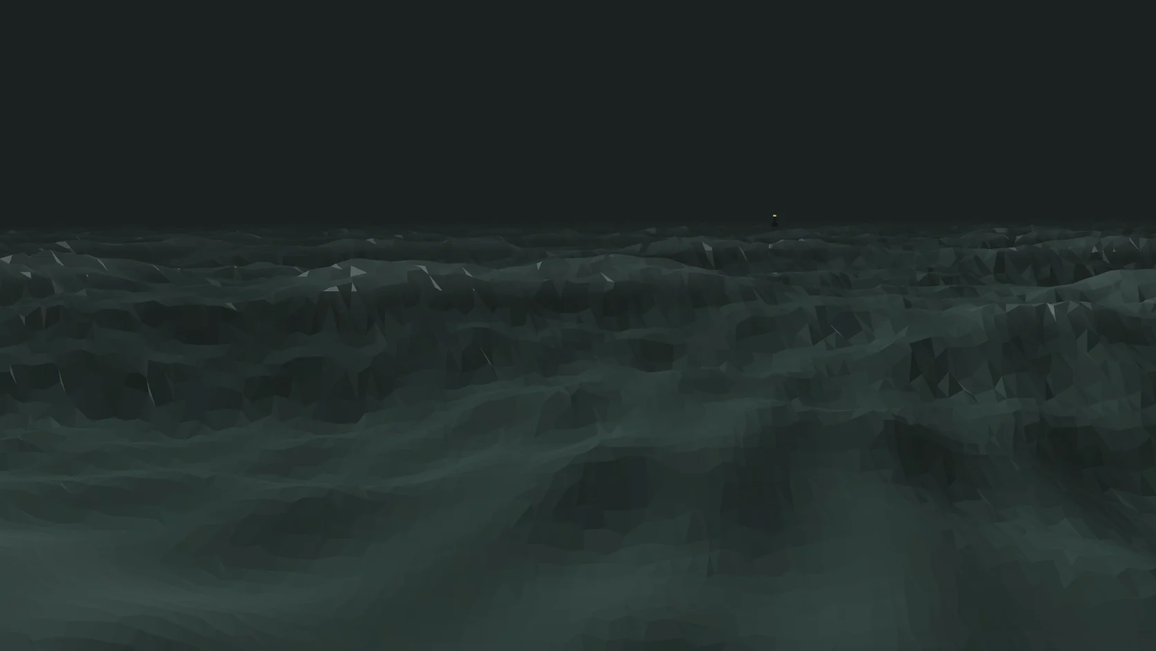 The same sea in a gale